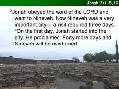 Jonah 3:1-5,10