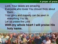 A prayer of praise