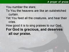 A prayer of praise