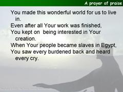 A prayer of praise