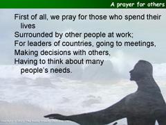 A prayer for others