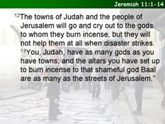 Jeremiah 11:1-14