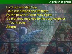 A prayer of praise