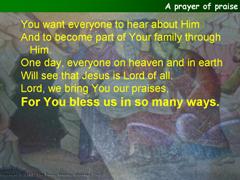 A prayer of praise