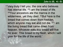 John 6:35, 41-51