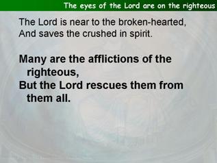 O fear the Lord, you His holy ones (Psalm 34.9-14)