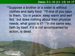 James 2:1-10 (11-13) 14-17