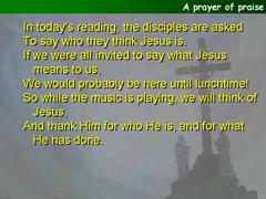 A prayer of praise