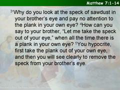 Matthew 7:1-14