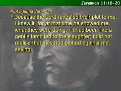 Jeremiah 11:18-20