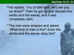 Matthew 8:23-34