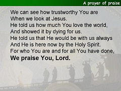 A prayer of praise