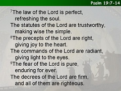 Psalm 19:7-14