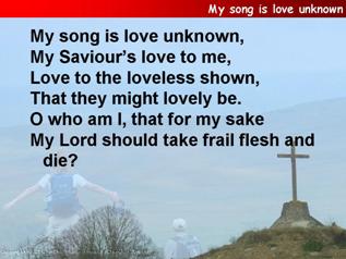 My song is love unknown