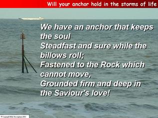 Will your anchor hold