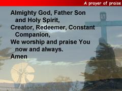 A prayer of praise