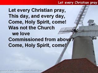 Let every Christian pray