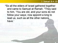 1 Samuel 8:4-20
