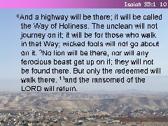 Isaiah 35:1-10