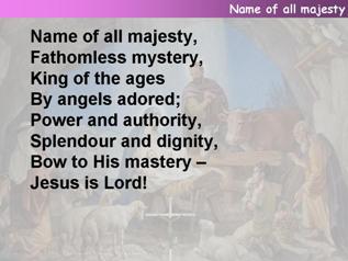 Name of all majesty