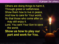 A prayer for others