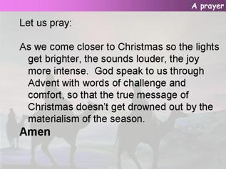 An Advent Liturgy by Peter Sheasby