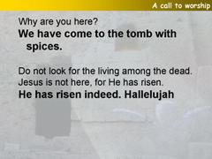A call to worship