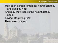 A prayer for others