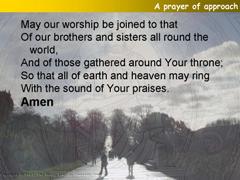 A prayer of approach
