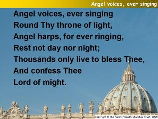 Angel voices ever singing