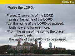 Psalm 113