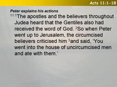 Acts 11:1-18