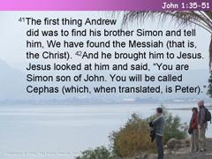 John 1:35-51