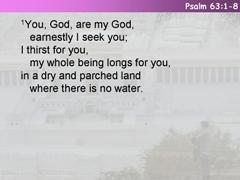 Psalm 63:1-8