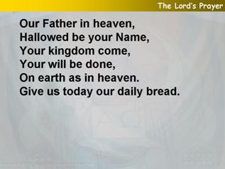The Lord's prayer