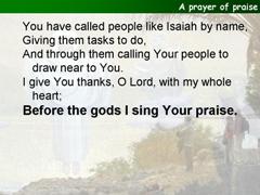 A prayer of praise