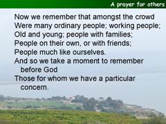 A prayer for others
