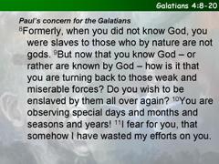 Galatians 4:8-20