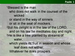 Psalm 1