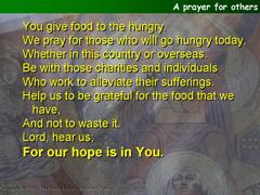 A prayer for others