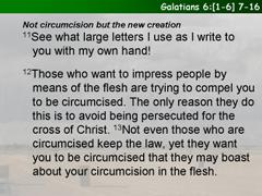 Galatians 6:[1-6] 7-16