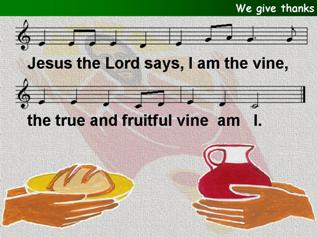 At the breaking of the bread