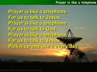 Prayer is like a telephone