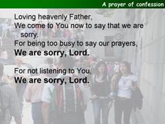 A prayer of confession