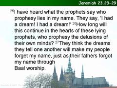 Jeremiah 23.23-29