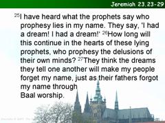 Jeremiah 23.23-29