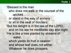 Psalm 1