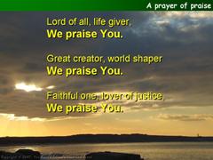 A prayer of praise