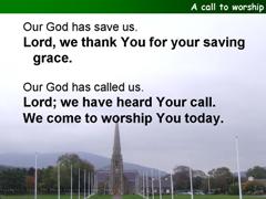 A call to worship