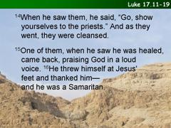 Luke 17.11-19